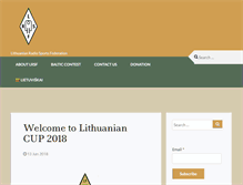 Tablet Screenshot of lrsf.lt